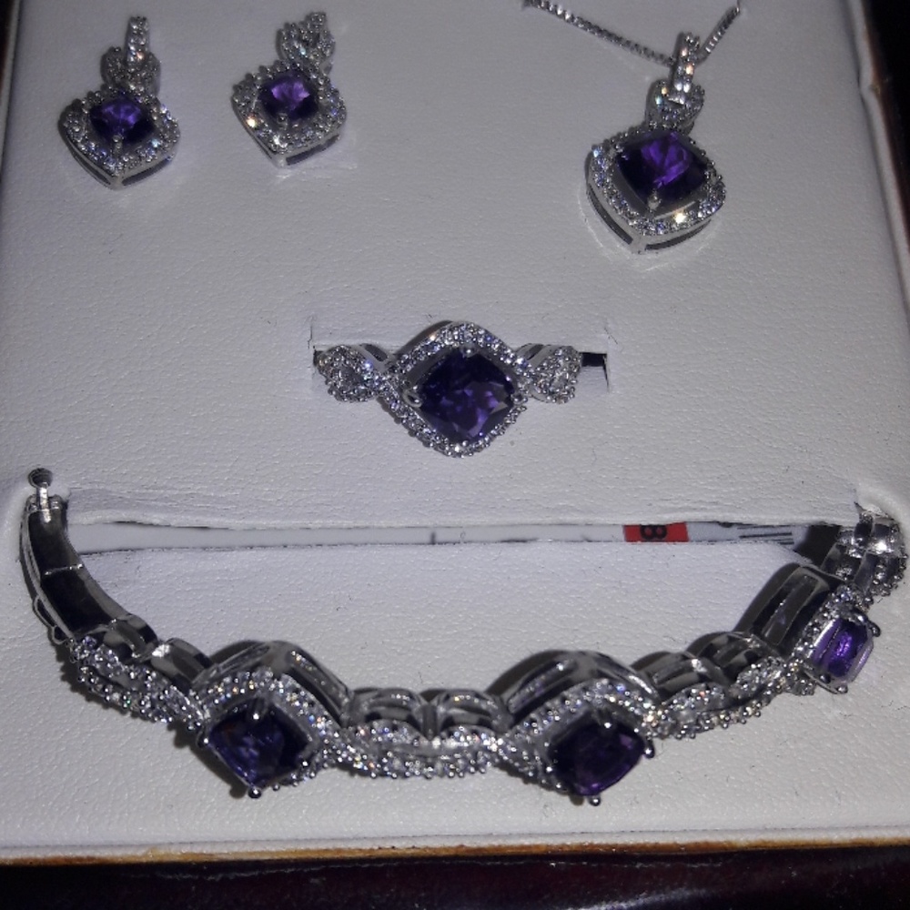 Earring, Ring, Necklace, Bracelet set